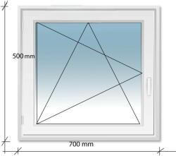 Decco 70x50 Bukó - Nyíló műanyag ablak Decco 71 profil 2 retegű üvegezés
