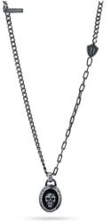 Police Vertex Fekete Nemesacél Koponya Medálos Férfi Nyaklánc (PEAGN2212112)