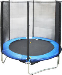Kubisport Trambulin védőhálóval 183 cm, max 100kg, kék