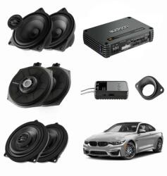 Audison Boxe auto Pachet sistem audio Plug&Play Audison dedicat BMW K4M X4M + Amplificator AF C8.14bit + Conectica dedicata (SKU-9141931639-3428-15) - vexio