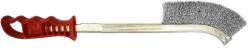 Abraboro kézi drótkefe piros nyéllel hosszú 140x380mm / 0.30 STD (900541996485)