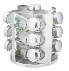 Kinghoff 12 Darabos Fűszertartó - Forgatható KH-4005