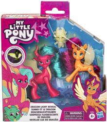 Hasbro Set de figurine Hasbro My Little Pony - Dragon Light, 3 bucăți (F8702) Figurina