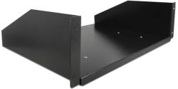 Delock 19 kihúzható tálca, 3U, fekete (42630) - pepita