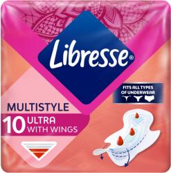 Libresse Ultra Multistyle șervețel sanitar cu aripi pentru toată lenjeria intimă 10pcs (109482)