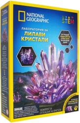 National Geographic Set educațional National Geographic STEM - Laboratorul de cristale violet (BGNGPCRYSTAL/BG02)