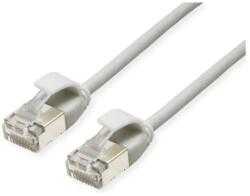 Roline Cablu patch U/FTP CAT6a LSOH, subțire, ultra flexibil, cablu pentru centre de date, rezistent la extragere, 0, 3m, gri (21.15.3301-100)