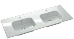AdattoCasa DOMO 120x46 cm dupla mosdó, fehér 5DOMLV3.001 (5DOMLV3.001)