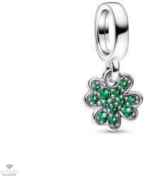 Pandora lóhere charm zöld kristállyal - 792751C01