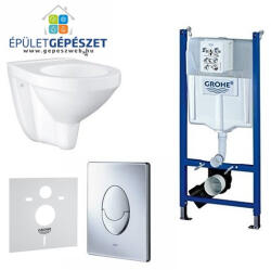 GROHE 5in1 szett Alföldi Saval 2.0 mélyöblítésű fali wc-vel (4056 59 01)