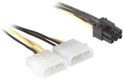 Delock hálózati kábel, PCI Express kártyákhoz, 15cm