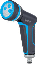 AQUACRAFT Kerti locsolópisztoly, Aquacraft 760050 Prémium, szürke, 4 funkciós, állítható vízáram, fémházas (TC2560027)