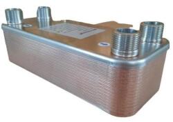  BRH Lemezes hőcserélő 40lemez, max 3.6m3/h, 4x3/4, 76x206x101mm