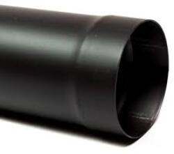  Füstcső Vas fekete 150/0, 5fm-es vastagfalú