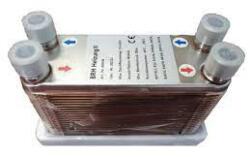  BRH Lemezes hőcserélő, kis ellenállású 30lemez, max 12.7m3/h, 4x1, 124x304x85mm felület: 0, 9m2