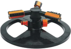 Strend Pro Kerti locsolófej, Strend Pro Garden, fekete, forgó, 3 karos, egyenletes kertöntözés, maximum 78 m2 öntözési terület (TC256492)