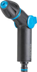 AQUACRAFT Kerti locsolópisztoly, Aquacraft 740330 Ergonomic Jet, fekete/kék, 2 funkciós, állítható vízáram, műanyag (TC2560025)