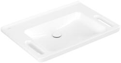 Villeroy & Boch ViCare mosdótál 80x55 cm négyszögletes klasszikus mozgássérülteknek fehér fényes 4A6883R1 (4A6883R1)
