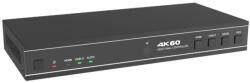  Controller Video-Wall 2x2, 4x1, 1x4, 3x1, 1x3, 2x1, 1x2, Intrari: 1xHDMI2.0/1xUSB-C, 4K@60Hz 4: 4: 4, HDCP2.2, RS232, telecomanda