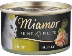 Miamor Miamor Feine Filets zselében - nedves macskaeledel csirkével 100 g konzerv