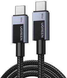 UGREEN L524 USB-C-USB-C kábel, 60W, 2m, PD szürke (55775)