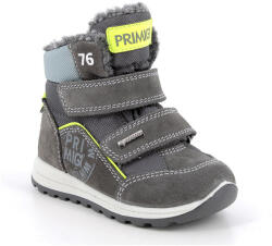 PRIMIGI Ghete îmblanite băieți, piele, Gore-tex, gri/lime, 20/29 gri (142431)
