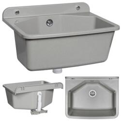 FERRO falikút tartós műanyag, szürke (FE-DRK37/46G)