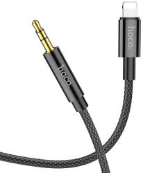 hoco. - Audio kábeladapter (UPA19) - Lightning to Jack csatlakozó 3, 5 mm, 1 m - Fekete (KF239347)