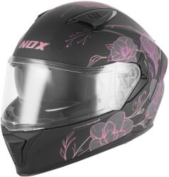 NOX Cască integrală pentru motocicletă NOX N402 Spring negru mat-roz (AIM140-2801)