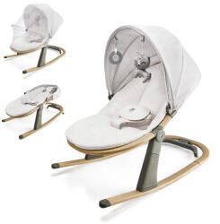 KinderKraft pihenő és hintaszék ELSU fehér - babycenter-online