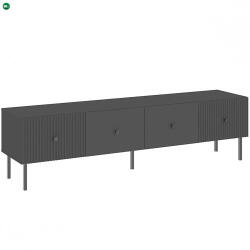 INTERMEBLE Tv Állvány Fekete Színben. VIENA LOWBOARD 180 cm