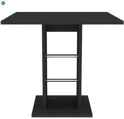 Intermeble VOLK Asztal Antracit színben 76x76 cm