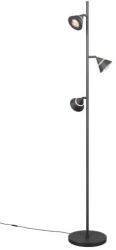 TRIO Romeo matt fekete LED állólámpa (TRI-437010332) LED 3 izzós IP20