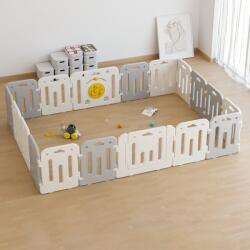 inSPORTline Gyerek műanyag járóka inSPORTline Klaudino 16+2 288x208x66 cm