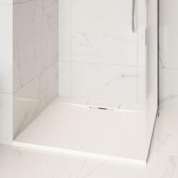 INVENA Alvero négyszögletes kompozit zuhanytálca 90x90 cm, fehér AK-7B-909-H (AK-7B-909-H)