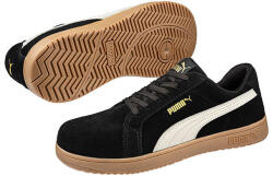 PUMA Iconic BLK/Gum Low S1PL ESD FO HRO SR munkavédelmi cipő (PUM-644400-46) - ezermesterszerszam