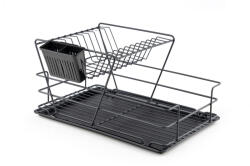 Hermia Edényszárító, csepegtető tálca, fekete, 47 x 32 cm (161WRC1104)
