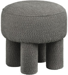 House Nordic Canberra puff, kerek puff, antracit (HN1501126)