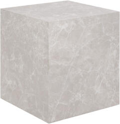 House Nordic Prága lerakóasztal, márvány hatású, bézs 40x40x45cm (HN2102060)
