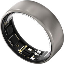 Ultrahuman Ring Air - Smart Ring, Charger, USB Cable / Size-12- Raw_Titanium (UHRA-RT-12) - bbmarket