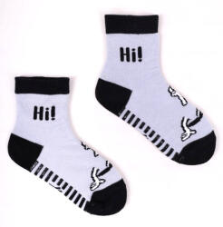  Yo! club ABS csúszásgátlós zokni (20-22) - szürke/fekete Hi!