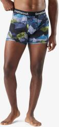 Smartwool Merino Print Boxer Brief Boxed Termoaktív boxeralsó - blue summit sector - L