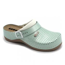 LEON 991 LEON Comfort női bőr klumpa (LEON6987-zöld35)