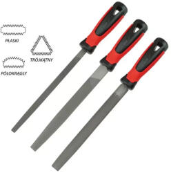  Dedra fémreszelő készlet 200mm, 3 db-os (DED-06C006) - hardtools