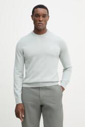 BOSS Orange gyapjúkeverék pulóver Kanovano_S - türkiz M