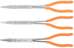 NEO TOOLS Duplacsuklós fogó klt. , egyenes-hajlított-lapos, 330mm, 3db-os, CRV (01-293) - storeplace