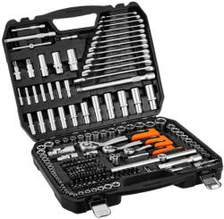 NEO TOOLS Dugókulcskészlet 1/2", 3/8", 1/4", 220db (10-220) - storeplace