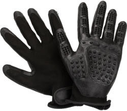 TRIXIE Fur Care Gloves | Szőrápoló és masszírozó kesztyű macskák részére - 1 pár (16 × 23 cm)