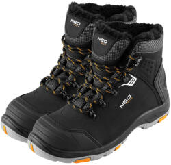 NEO TOOLS Munkavédelmi bakancs S1 SR C1 FO, kompozit orrmerevítő, hőszigetelt nubuk+PE felsőrész, csúszásmentes talp 39 (82-177-39)