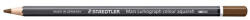 STAEDTLER Akvarell színes ceruza, hatszögletű, STAEDTLER "Mars® Lumograph® 104", sötétbarna (104-79) - mystock